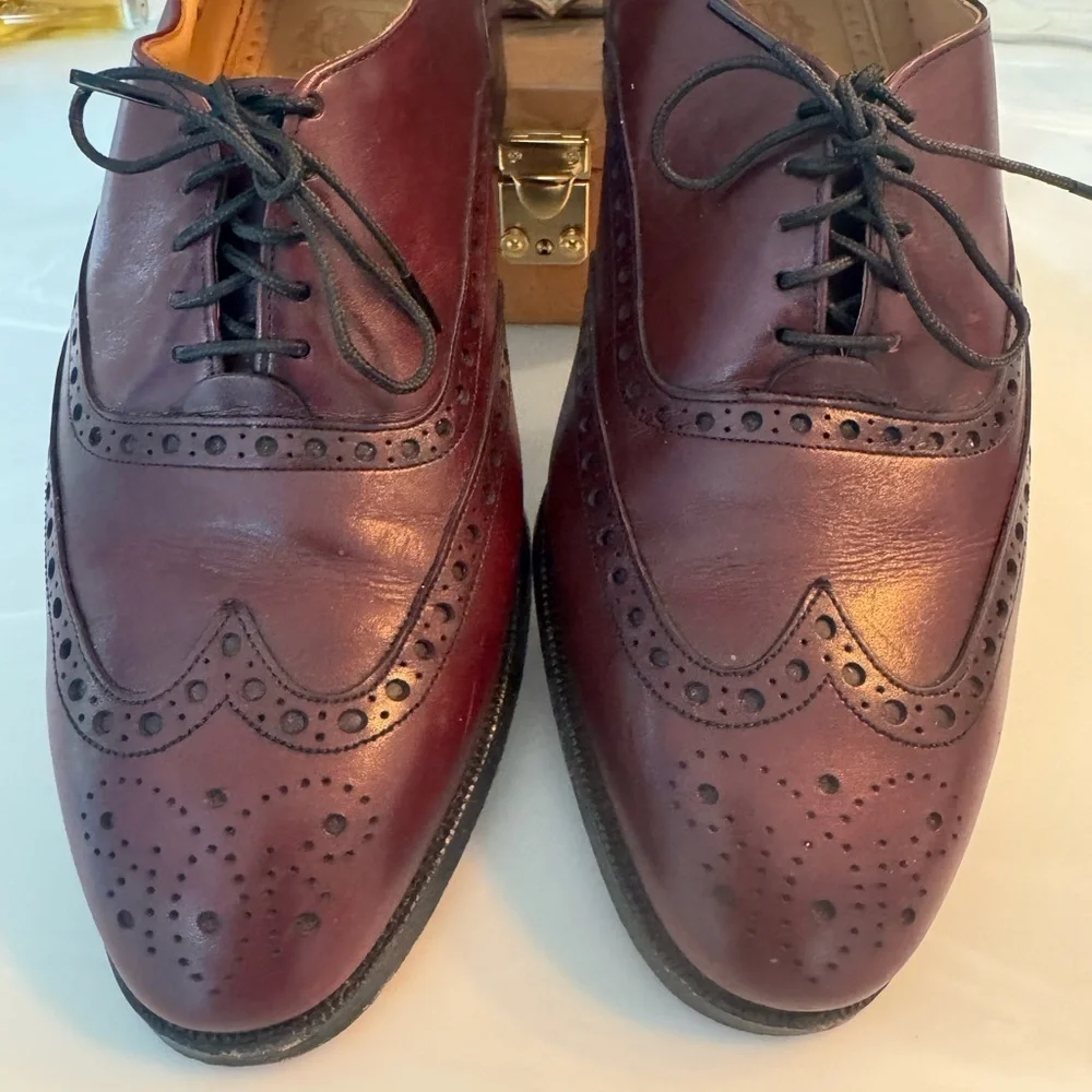 Johnston & Murphy Burgundy Aristocraft Shoes  US 9.5